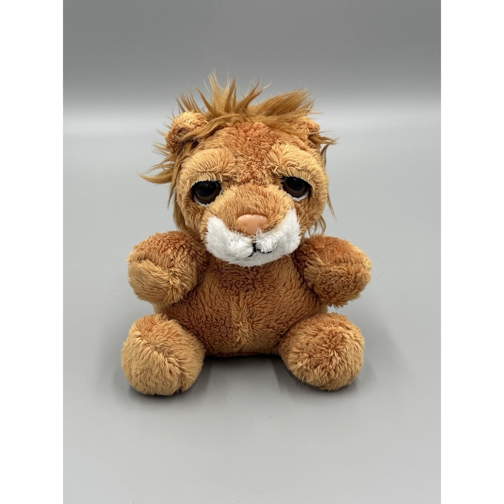 Unipak Lion Chubby Plush Small 6 Inch Brown Stuffed Animal